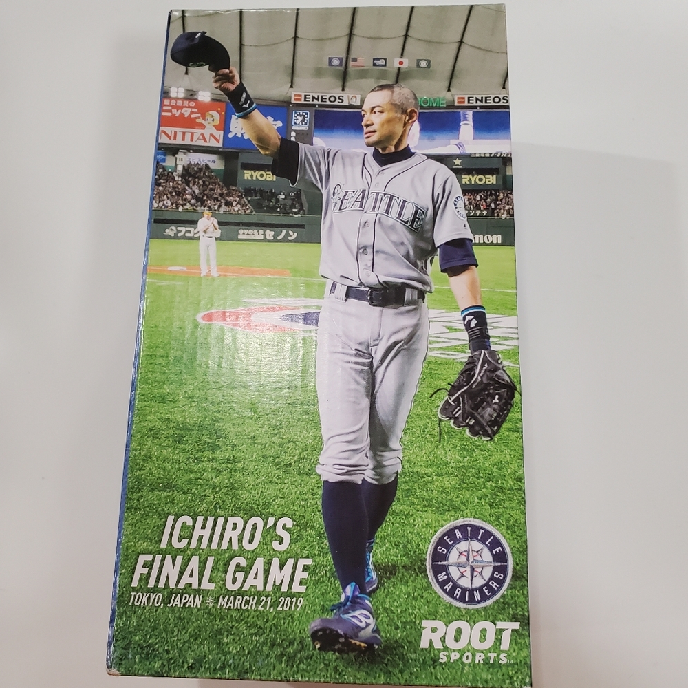 Ichiro final game bobble head Seattle Mariners